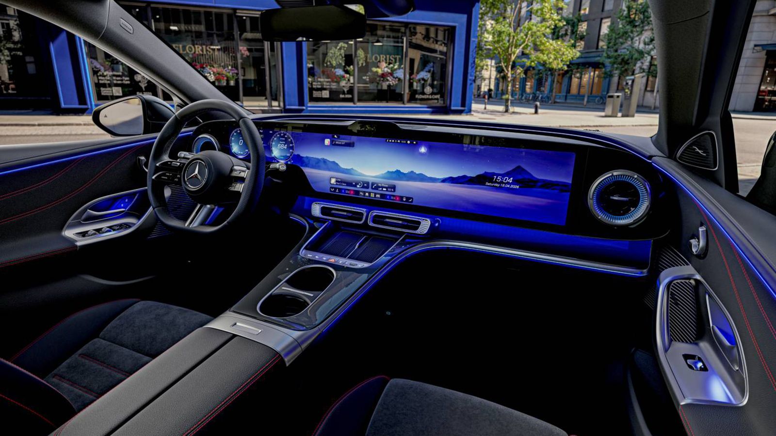 Αυτή είναι η καμπίνα της ηλεκτρικής Mercedes C-Class 